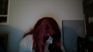 Playmate's Night Pt3! I put on my silicone female glove hands while i am in my female masks!