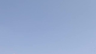 It was a good day for swimming in the river.