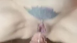 Myra’s creamy anal toy fucks leads to squirting. 4K 