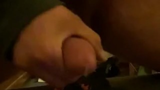 Man jerks off