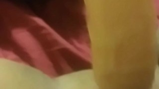Bbw Latina creams on dildo 