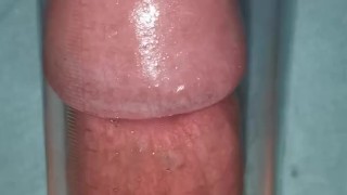 Penis pump session 20 min later