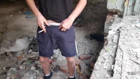 Russian guy with mats chmory and fucks a virtual fag in an abandoned building.