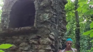 In the woods