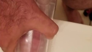 Fucking my pocket pussy until I cum inside