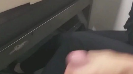 Schoolgirl Gives Me A blowjob And Jerk Off Until I Cum In The School Library