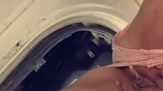 Peeing together out side the store