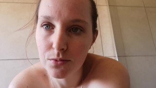 Petite Blue Eyed Girl Smoking