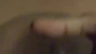 Ebony black girl sucking her own huge boobs