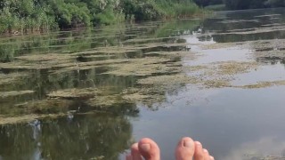 The vicinity of the island.