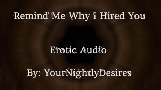Interview Part 2 Why Did I Hire You? [Spanking] [Kissing] [Office Sex] (Erotic Audio for Women)