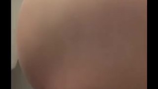 Creamy PAWG riding dildo 