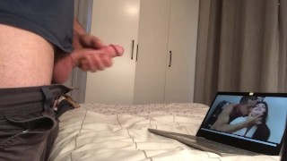 Huge cumshot , big dick , solo male 