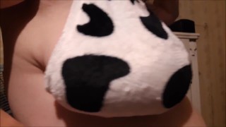 Saggy Udders in small bra