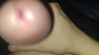 Stoking my cock