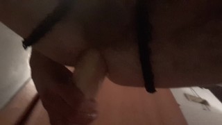 Dildo anal crossdresser