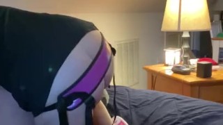 Pegged his hole from behind doggy style