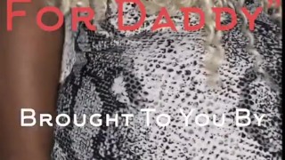 Submissive Snakeskin Striptease For Daddy