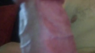 BIG ROCK HARD PRE CUM THROBBING WHITE COCK