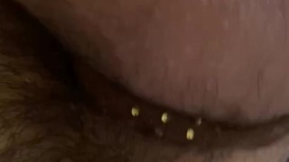 Extreme balls and cock mastrubation