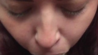 REDHEAD PALE TEEN ENJOYS GETTING FACE FUCKED BY BBC