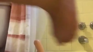 horny amateur ebony milf rides dildo with fat ass