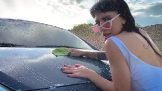 Gettin Nasty and Sloppy Washing my Car