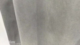 Milf Swallows Cum in Public Fitting Room and gets caught