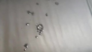 Horny pissing around an office