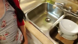 Doing The Dishes With Piss