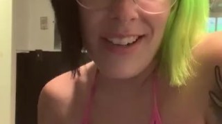 Big Brown Dildo & Double Anal w/ Cock Pump