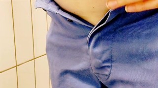 BBW popping button of way too tight pants (short vid)
