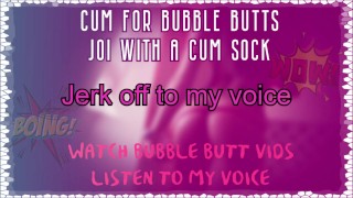 Bubble Butt Compilation voiceover JOI with a Cum Sock Optional CEI