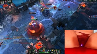 My new toy makes me cum multiple times while playing League of Legends #12 Luna