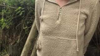 POV Girlfriend pees her pants in public for you! Public Piss!