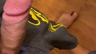 Throbbing uncut dick 