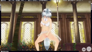 Anal on big dildo then Squirt on it