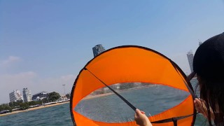 Public Beach PEE...but into the Sea :)