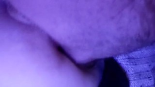 Son Sucking stepmommy's tits