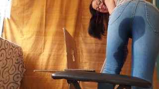 Gloryhole Standing Piss Practice