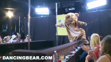 DANCING BEAR - Male Strippers Sling Dick For Horny Ladies At Wild CFNM Party