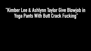 Kimber Lee & Ashlynn Taylor Fucked In Their Ass Cleavage!