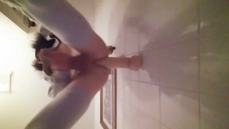 Femboy rides monster dildo (I got carried away at the end)