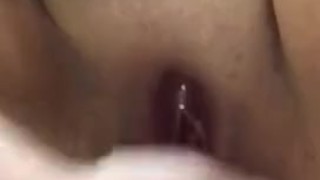 Too horny to wait so I squirt in the public bathroom 