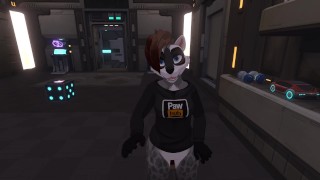 Space Raccoon Butt Invasion - POV Furry Sex