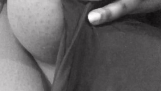 Ebony Big Boob Tease