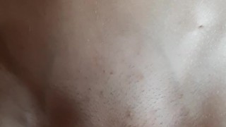 Brought to orgasm with chewing gum