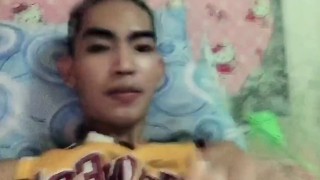 Alex Dy, Filipino Inked Boy, Jerking Off Inside His Room