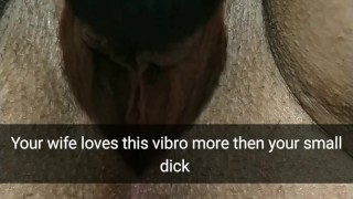 My wife prefers to masturbate with vibrator rather than have sex with me ..