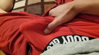  friend rubs boner thru shorts snapchat